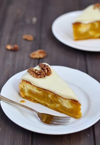 Dýňový koláč na způsob cheesecake