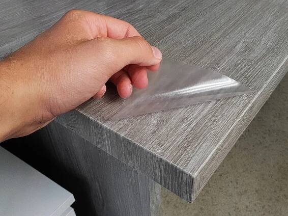 Fólie Samolepicí na nábytek Průhledná Ochranná fólie na stůl DIY knihy Šířka nálepky 100 cm