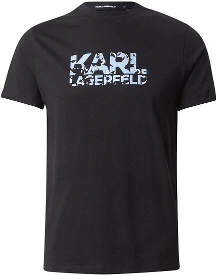 Karl Lagerfeld Tričko – černá: přední strana