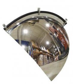 Kontrolní parabolické zrcadlo, rohová výseč, 600 mm