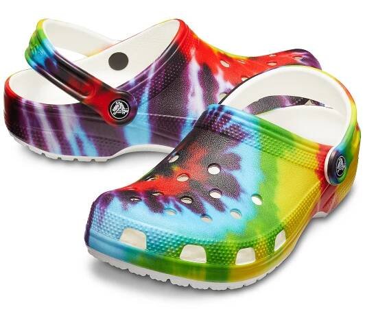 boty Crocs Classic Tie Dye Graphic Clog - Multi