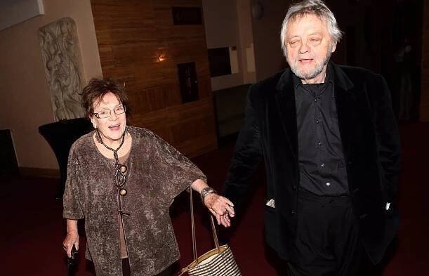 Vlasta Chramostová a její druhý manžel Stanislav Milota.