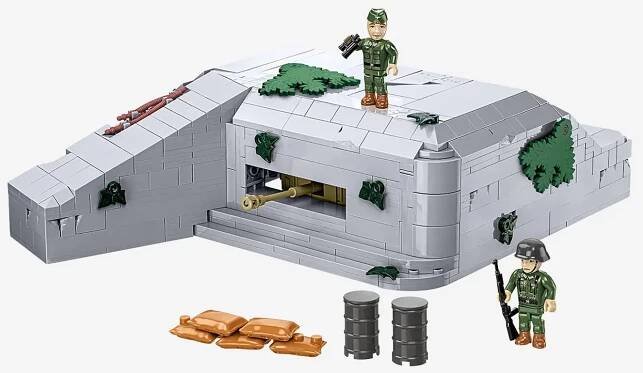 Cobi 3136 II WW Německý bunkr Regelbau 667, 1:35, 642 k, 2 f (1)