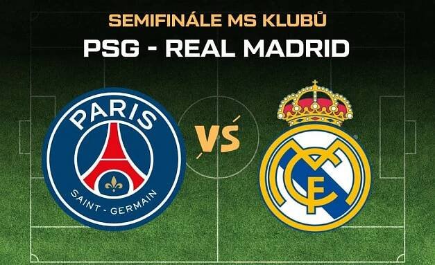 LIVE: PSG - Real Madrid sledujte semifinále MS klubů!