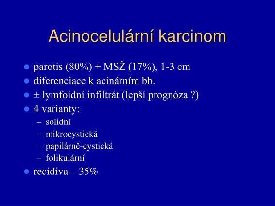PPT - Nádory slinných žlaz PowerPoint Presentation, free download - ID:1445692