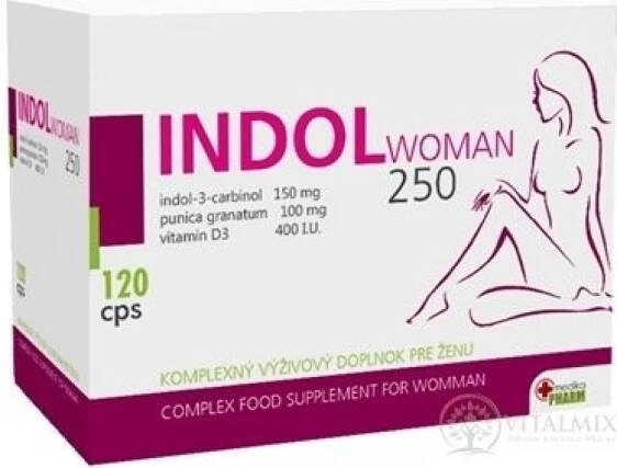 INDOL WOMAN 250 1×60 cps, výživový doplnok