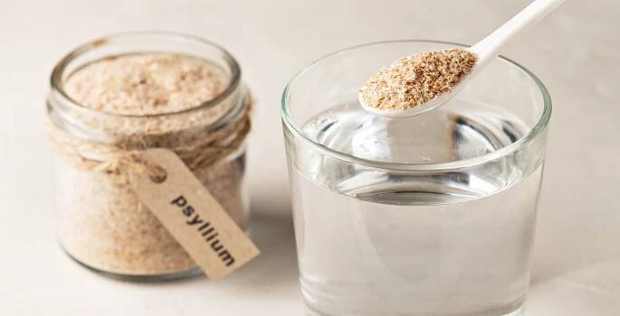 psyllium-sklenice-lžíce