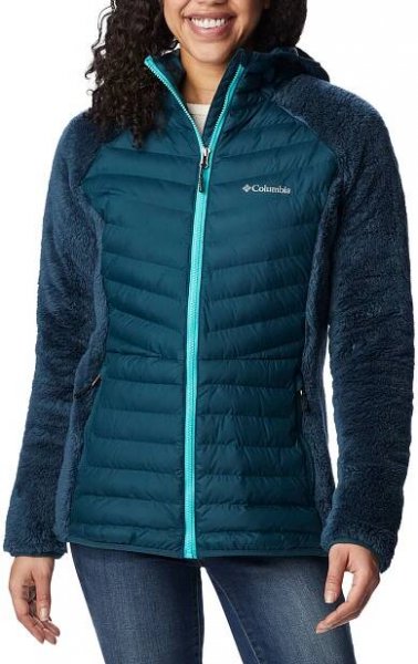 Columbia Powder Sherpa Hybrid Full Zip modrá