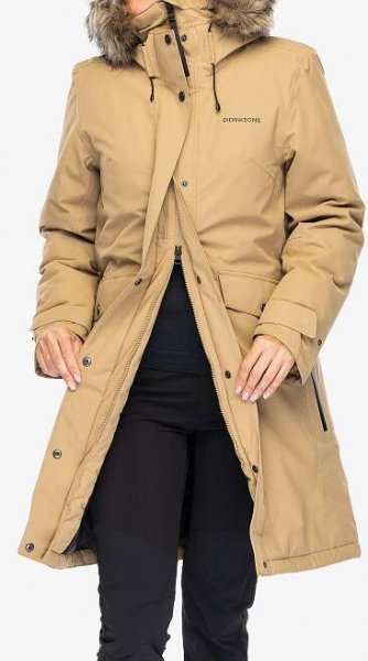 Dámský kabát Didriksons Erika Parka 3 - wood