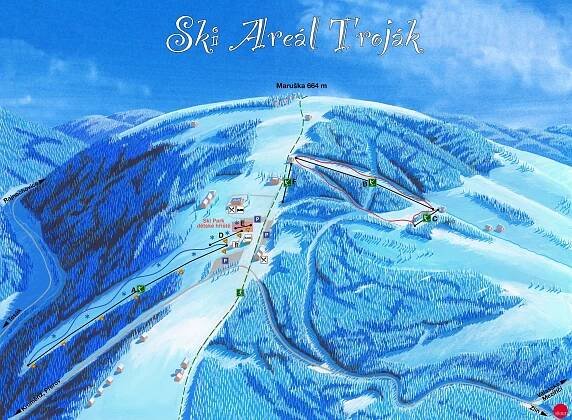 Ski areál Troják • vychodni-morava.cz