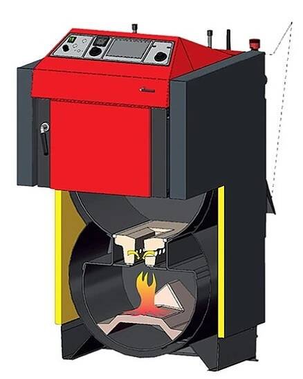 ATMOS DC 22 S kotel na dřevo 22 kW, zplyňovací