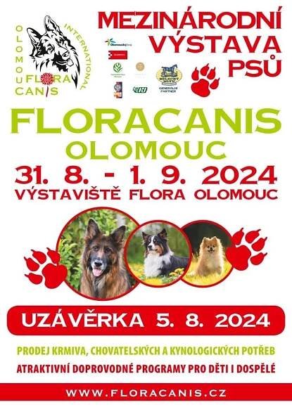 Mezinárodní výstava psů: Floracanis 2024