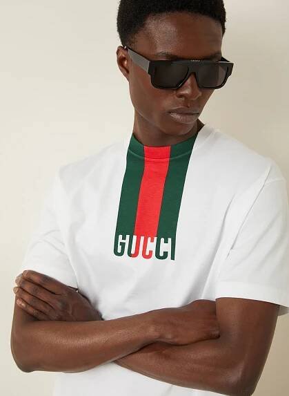 GUCCI Tričko: BÍLÁ