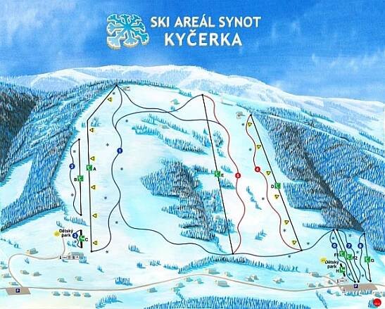 Ski areál Kyčerka: Lyžování v srdci Valaška pro celou rodinu.