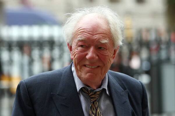 Actor Michael Gambon attends a Service of Thanksgiving for Sir Peter Hall at Westminster Abbey in London