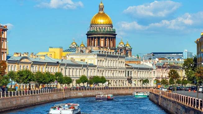 Emerald Waterways Russia river cruise, St Petersburg Moyka river