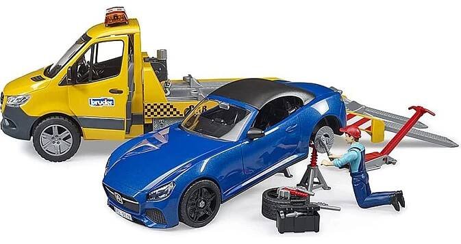 Bruder auto odťahová služba MB Sprinter s autom