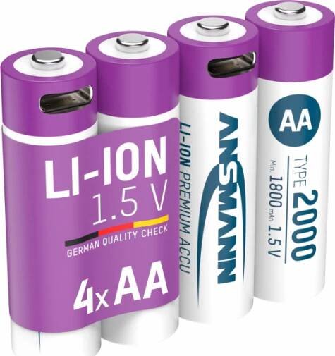 ANSMANN Mignon Li-Ion AA 4 ks