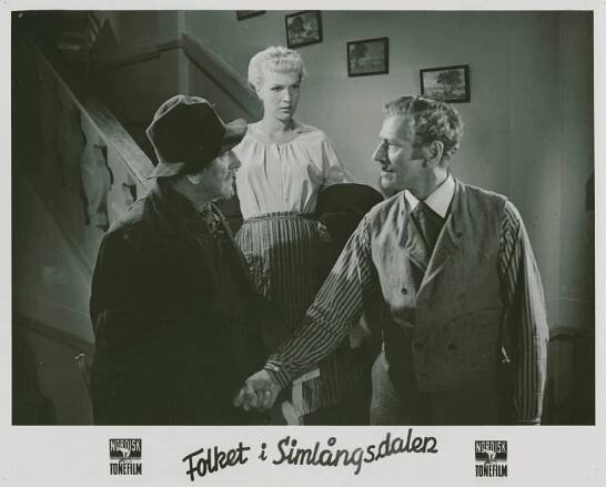 Carl Ström, Eva Dahlbeck, Edvin Adolphson - Folket i Simlångsdalen - Fotosky