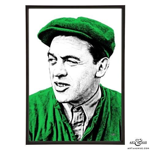 Eddie Byrne stylish pop art print by Art & Hue