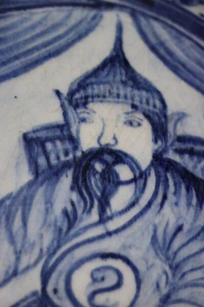 Ming Blue and white chinese antique Porcelain vase (5)