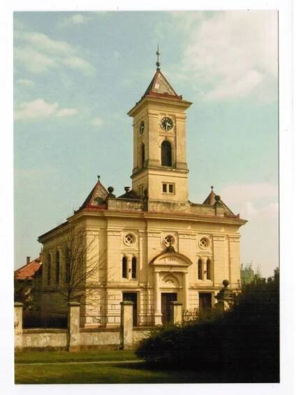 Mělník - Evangelický kostel - Pohlednice místopis