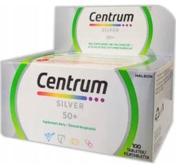 Doplněk stravy Centrum Silver 50+ 100 tablet