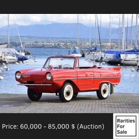DWM Amphicar at Artcurial's auction - Rarities For Sale