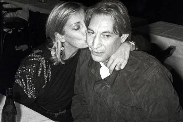 Shirley Watts kisses Charlie.