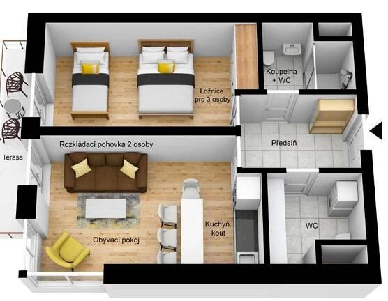 Slunečný apartmán