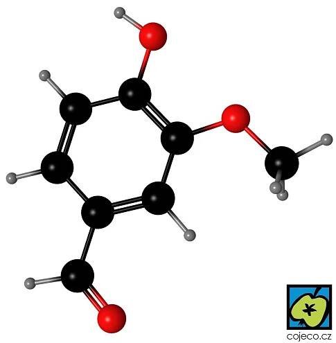 vanilin: aromatický aldehyd