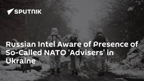 Russian Intel Aware of Presence of So-Called NATO 'Advisers' in Ukraine