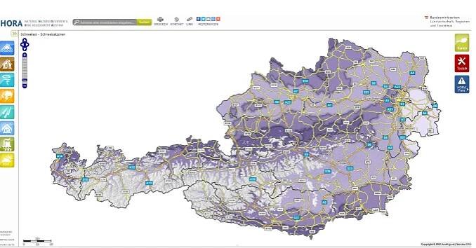 Screenshot der Website HORA