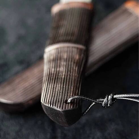 Dellinger Tanto Bamboo Full Damascus