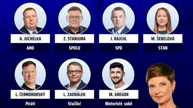V předvolební debatě lídrů v Moravskoslezském kraji na CNN Prima NEWS vystoupí Aleš Juchelka (ANO), Zbyněk Stanjura (ODS, za koalici Spolu), Jindřich Rajchl (PRO/ za SPD), Michaela Šebelová (STAN), Lukáš Černohorský (Piráti), Lubomír Zaorálek (SOCDEM/ za hnutí Stačilo!) a Matěj Gregor (Motoristé sobě).