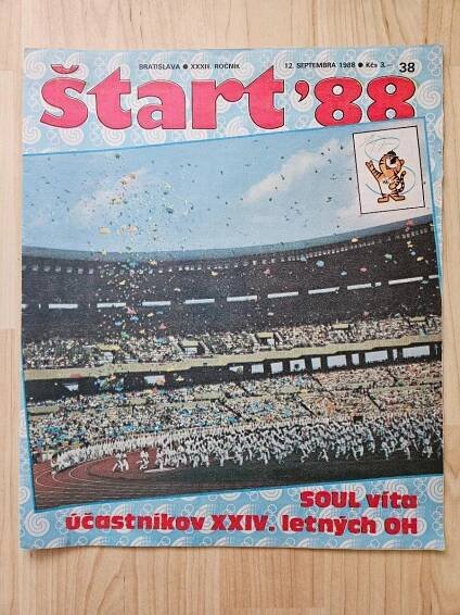 Časopis Štart - speciál letní olympijské hry Soul 1988 - Knihy a časopisy
