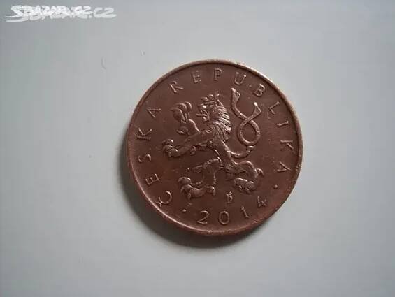 10 Kč - rok 2014, hledaná mince, vzácnější ročník.