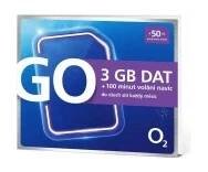 O2 SIM karta GO 3GB - Kredit 50Kč - Heureka.cz