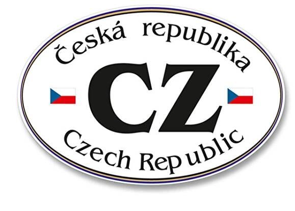 Samolepka Česká republika CZ 28.