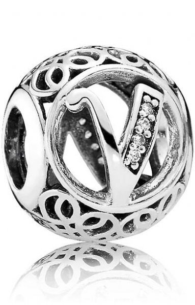 PANDORA přívěsek Vintage V kód 791866CZ | Corial.cz 
