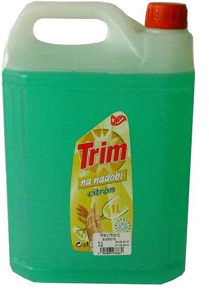 Prostředek na nádobí Trim - citron, 5 l