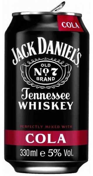 Jack Daniel's Cola 5%, 0,33l