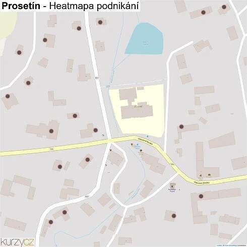 Prosetín - mapy | Kurzy.cz