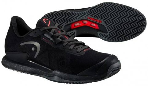 Pánská tenisová obuv Head Sprint Pro 3.5 Clay Black/Red