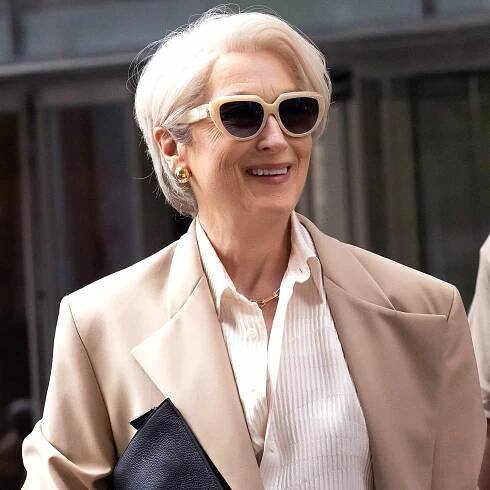 Meryl Streep 'The Devil Wears Prada 2' Filming on Location in New York City, USA - 25 Jul 2025