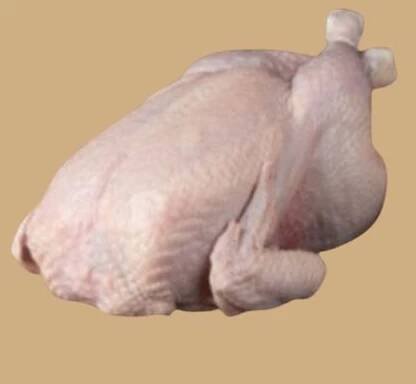 Celá čerstvá chlazená farmářská krůta z Nového Dvora - uvedená cena je za 1 kg 1