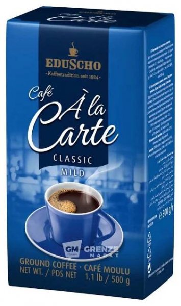 Eduscho Café À la Carte Classic Mild mletá káva 500g