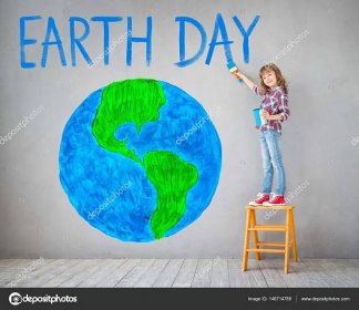 Spring holiday Earth day concept