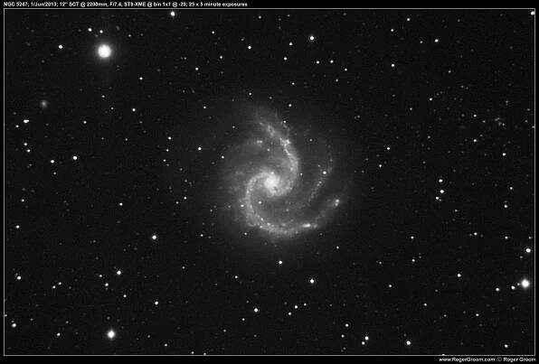 Photograph of the galaxy NGC 5247