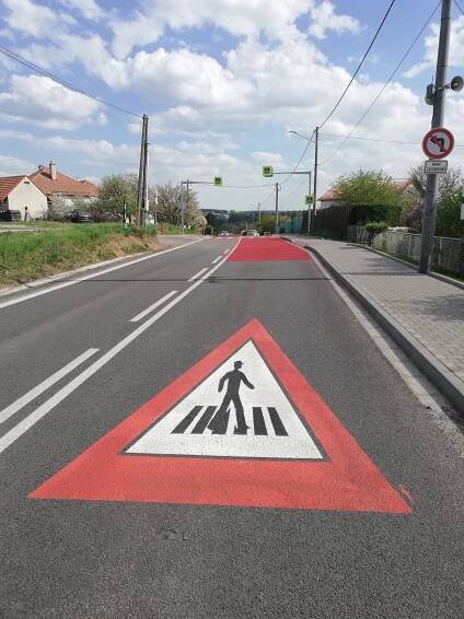Vodorovné trvalé dopravní značení | VYZNAč, s.r.o.